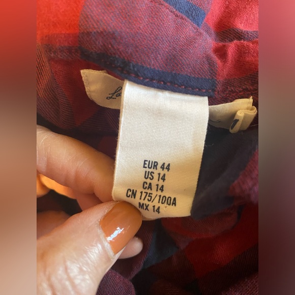 H&M LOGG PLAID SHIRT - Picture 3 of 4